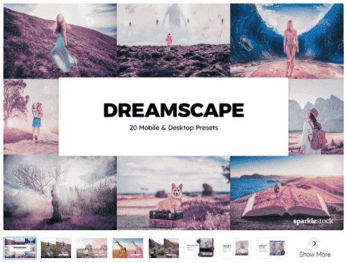 [Creativemarket] 20 Dreamscape Lightroom Presets LUTs (2021).png