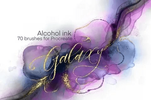 [Creativemarket] SALE Galaxy Alcohol Ink Brushset (2021).png