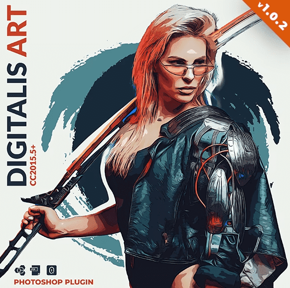 Скачать - Graphicriver. Digitalis Art  Photoshop Plugin (2021).png