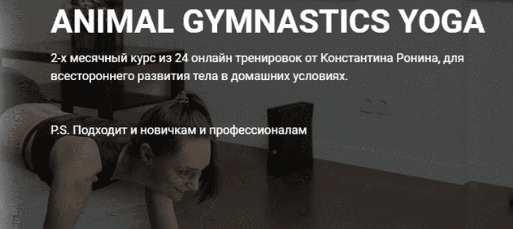 Скачать - Константин Ронин. Animal gymnastics yoga 2.0..png